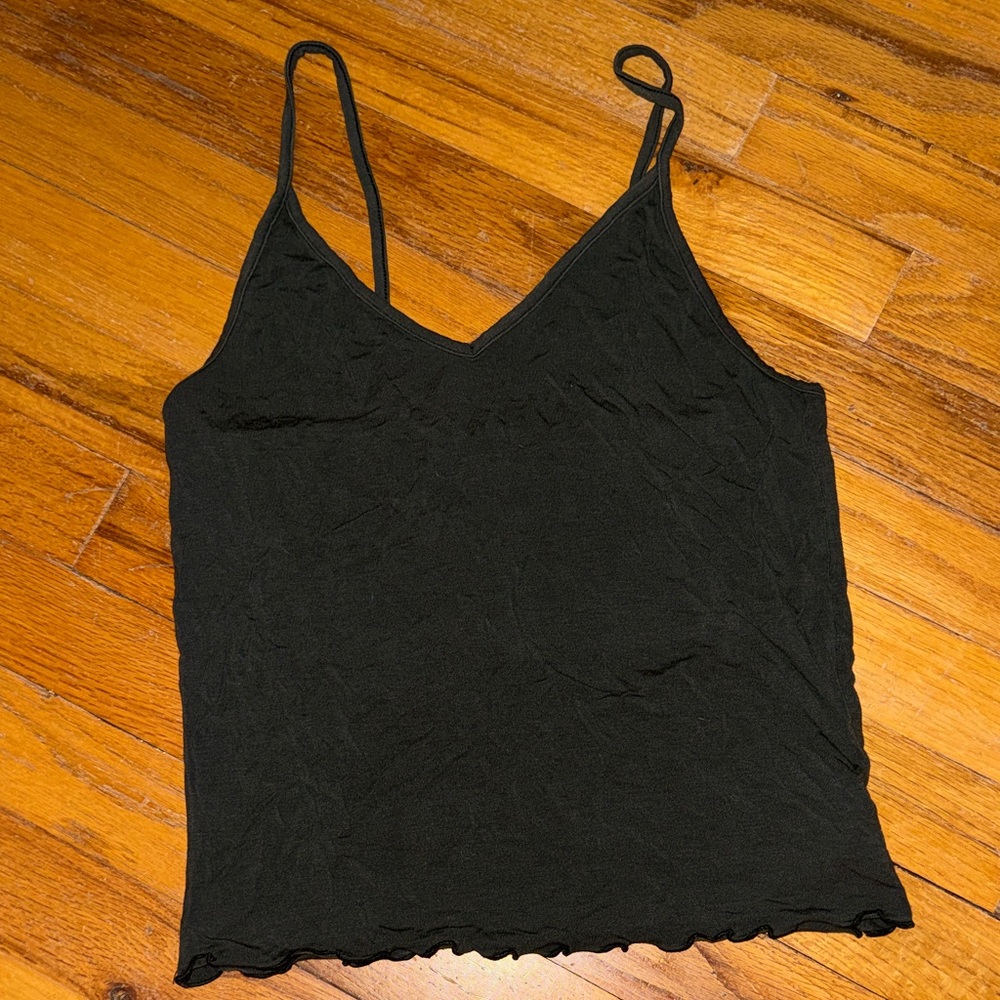 American eagle green cropped tank